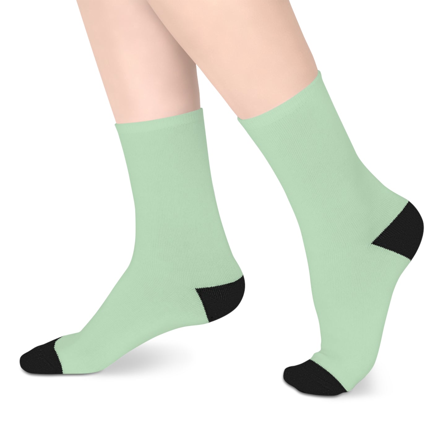 Light green Mid-length Socks