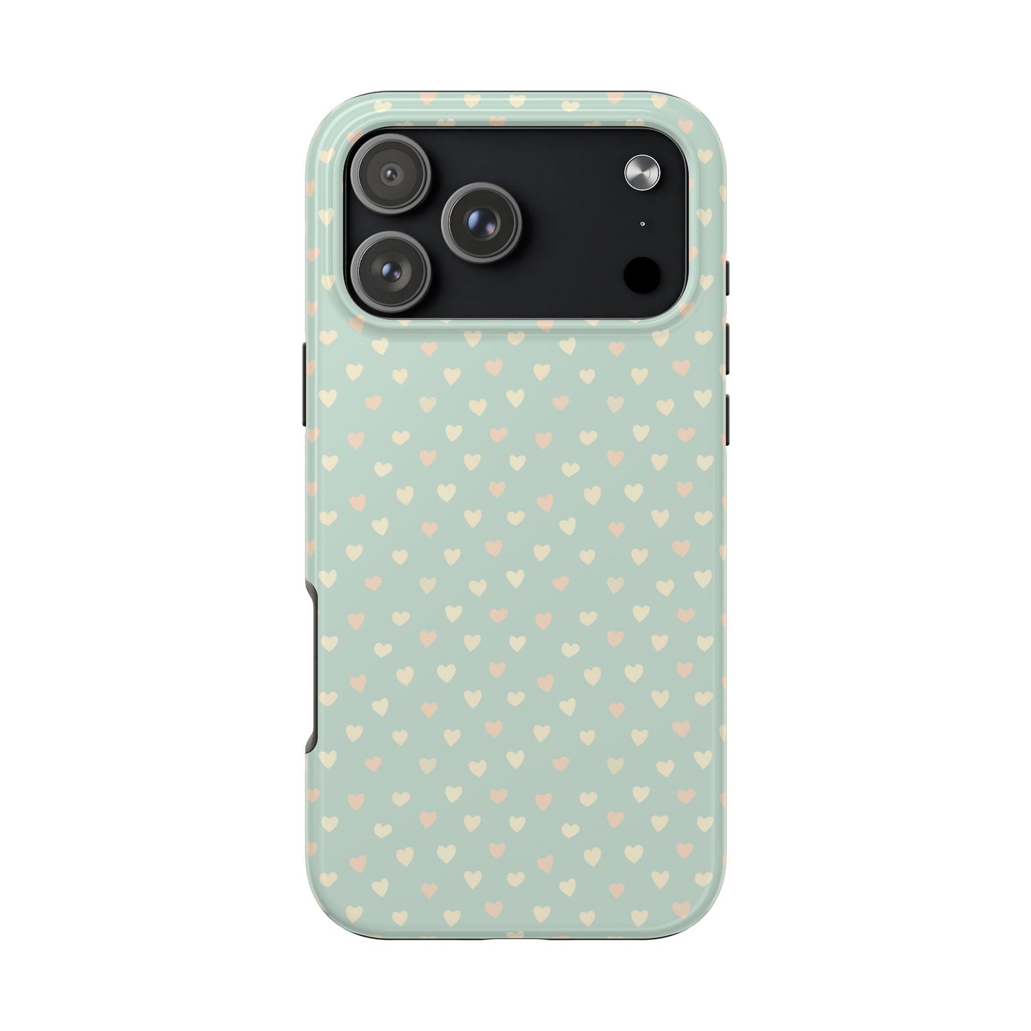 Phone Case With Heart Pattern