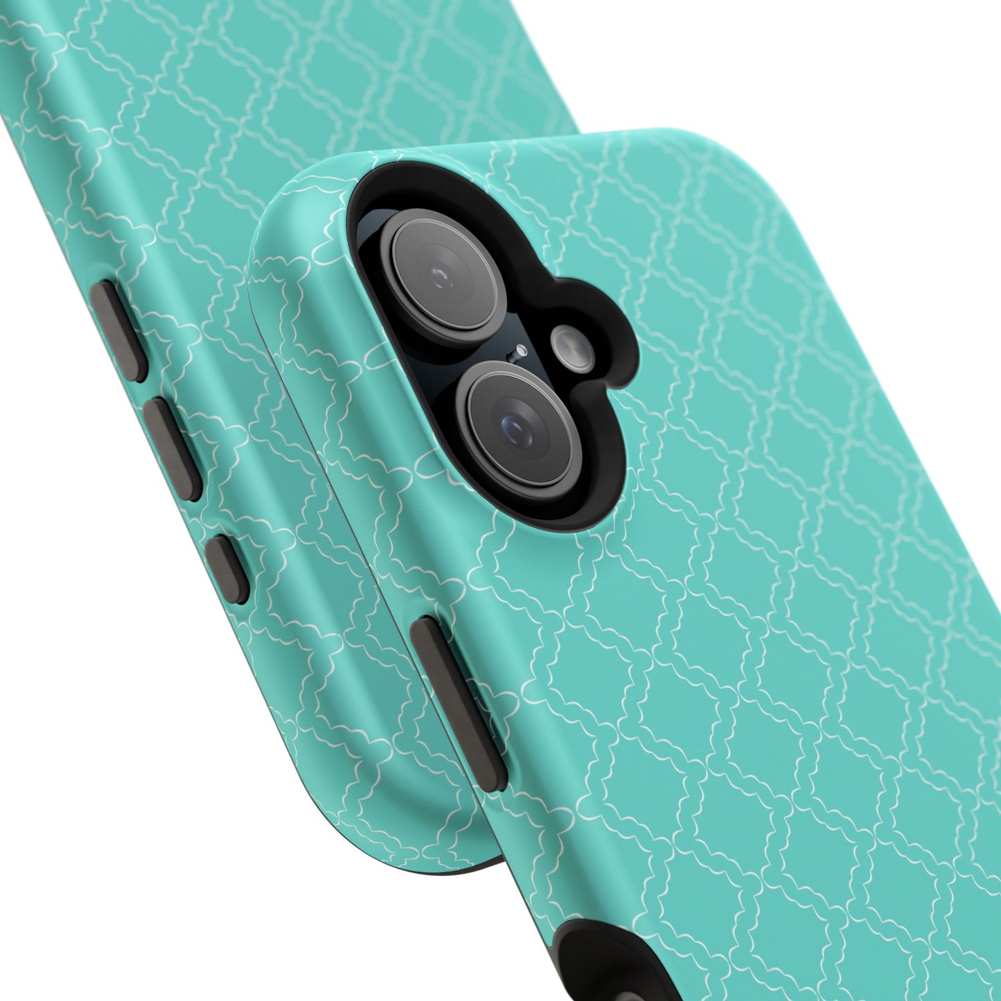 Green Phone Case Geometric Pattern