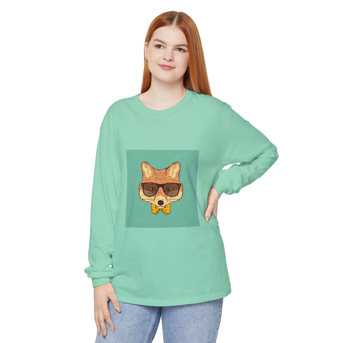 Unisex Garment-dyed Long Sleeve T-Shirt