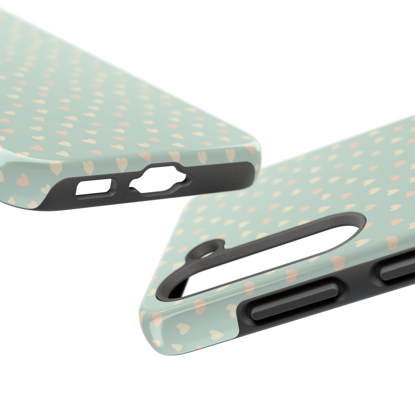 Phone Case With Heart Pattern
