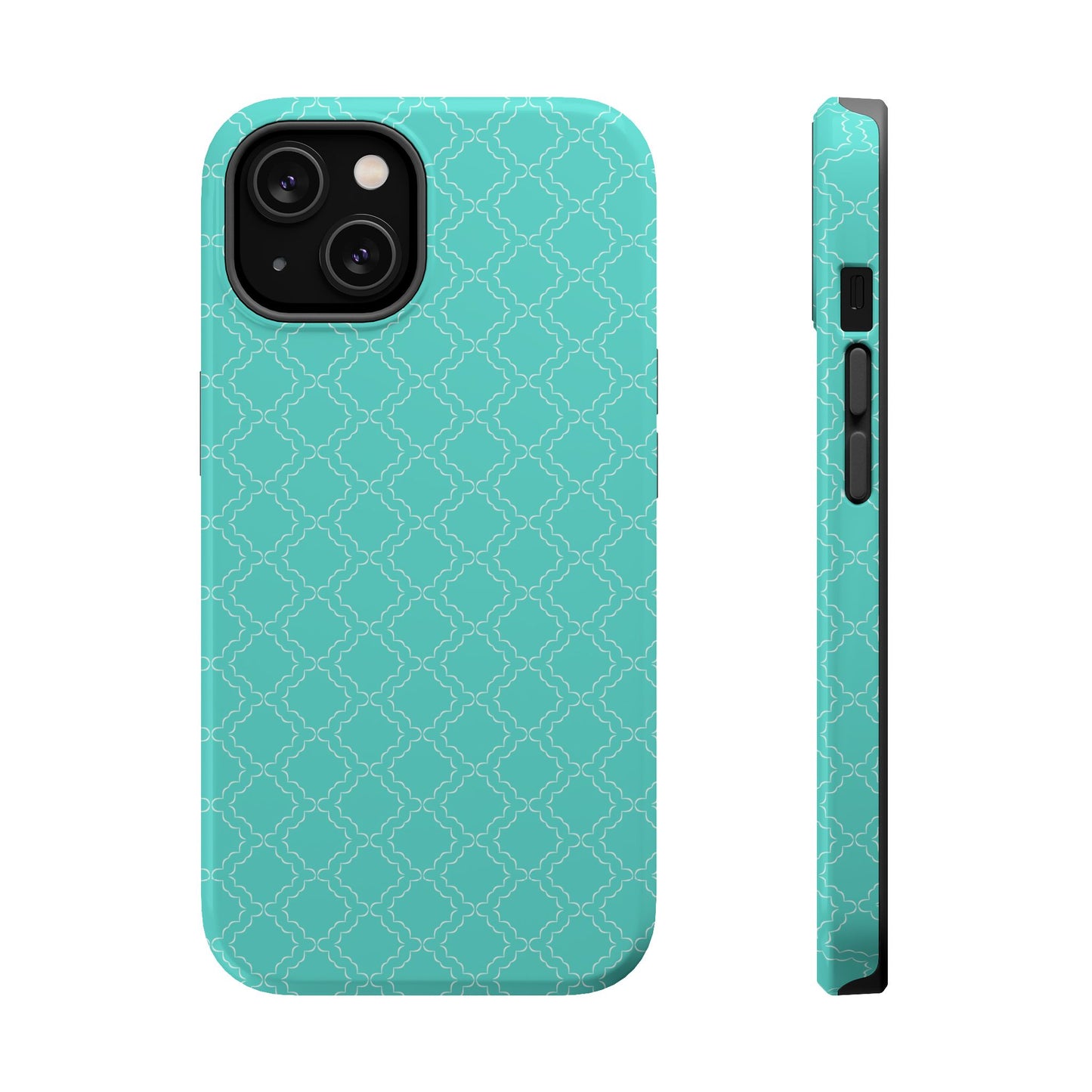 Green Phone Case Geometric Pattern