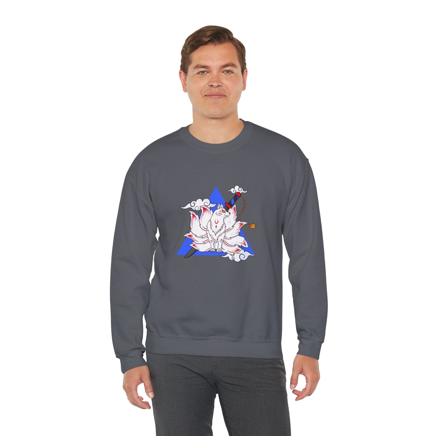 Anime Fox Spirit Unisex Crewneck Sweatshirt