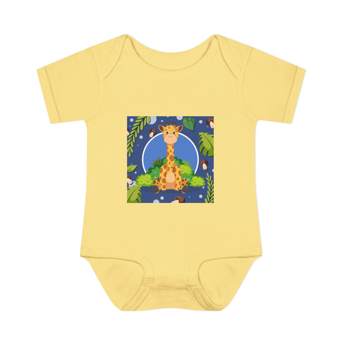 Adorable Giraffe Art Infant Romper