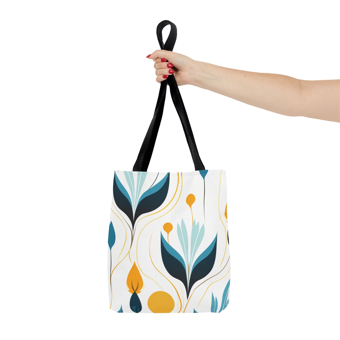 Contemporary Botanical Design Tote Bag