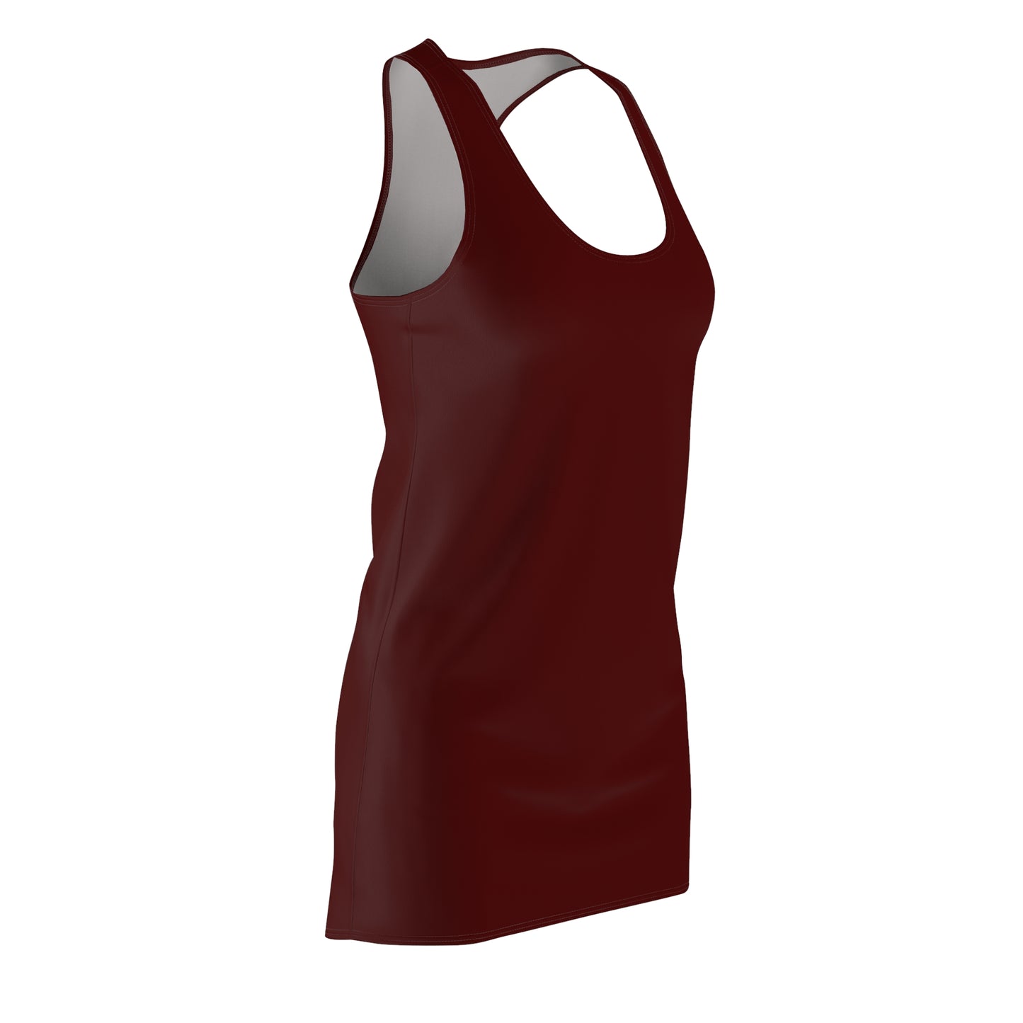 Chic AOP Women’s Racerback Dress – Summer & Casual Wear