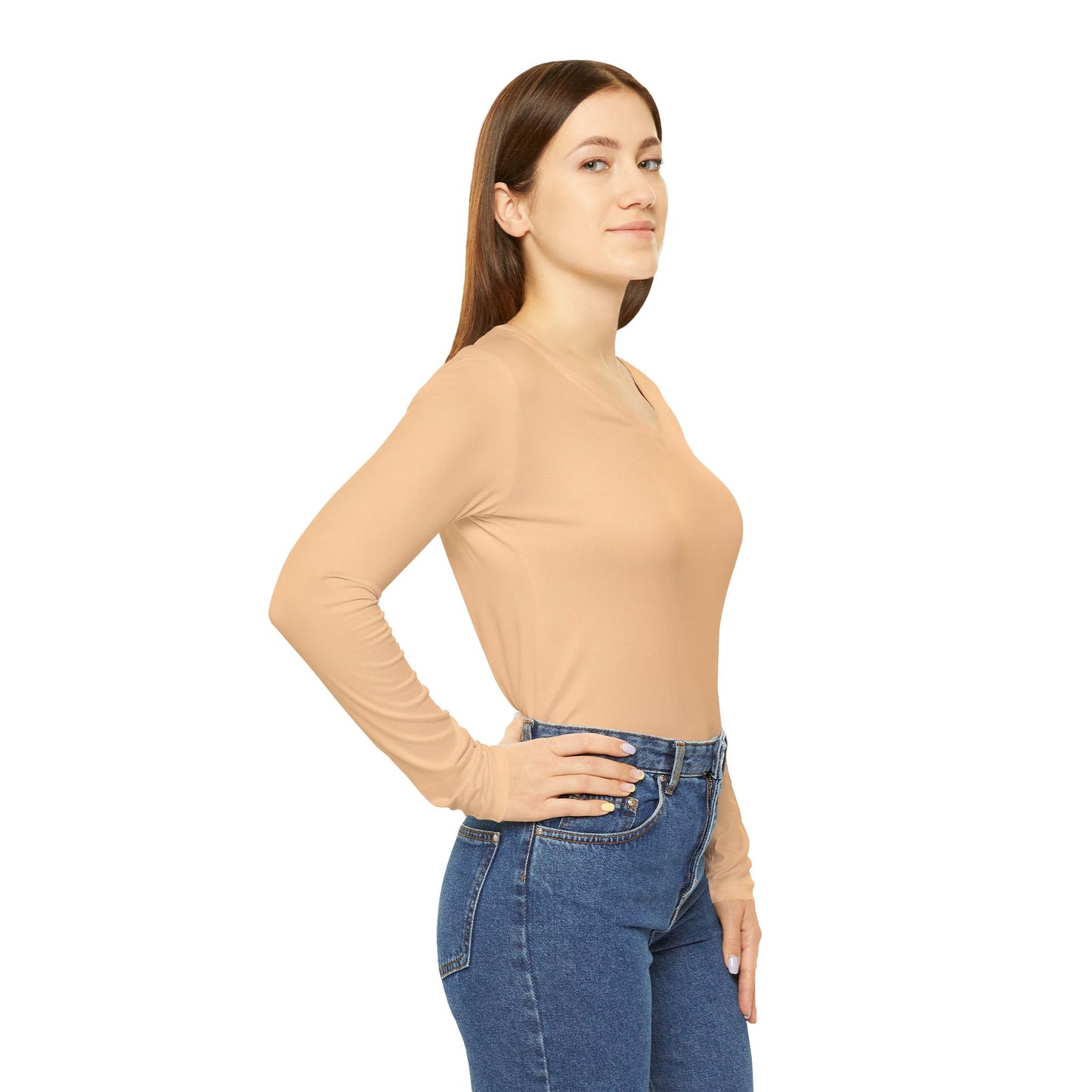 Women's Long Sleeve V-Neck T-Shirt