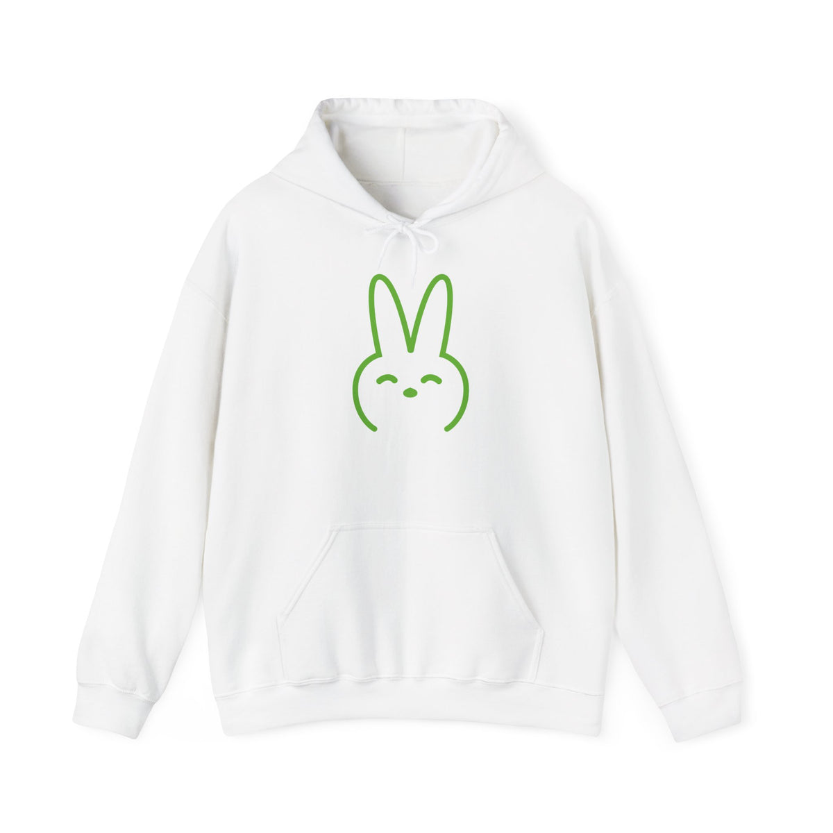 Minimalist Bunny Outline Unisex Heavy Blend Hoodie