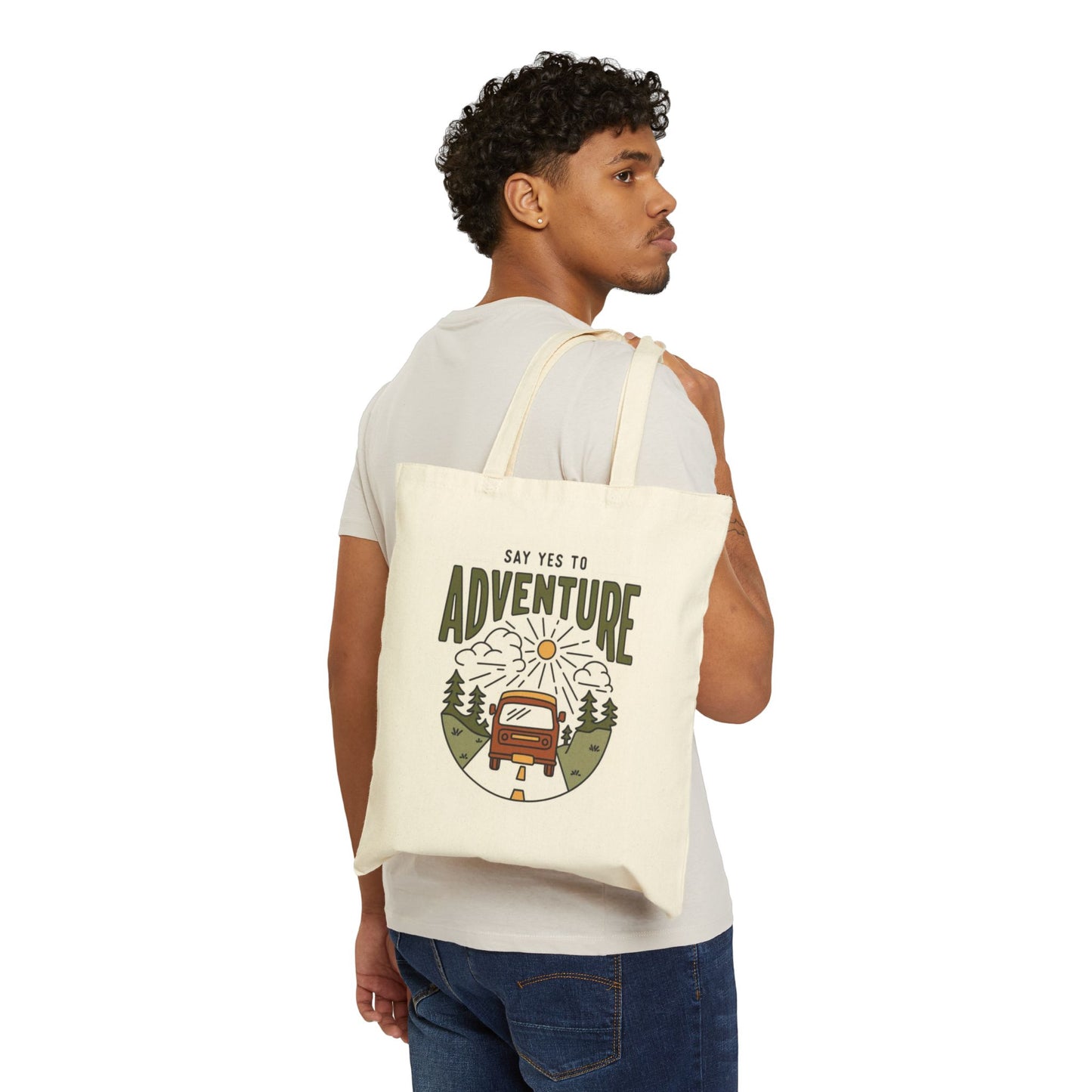 Vintage Adventure Graphic Tote Bag