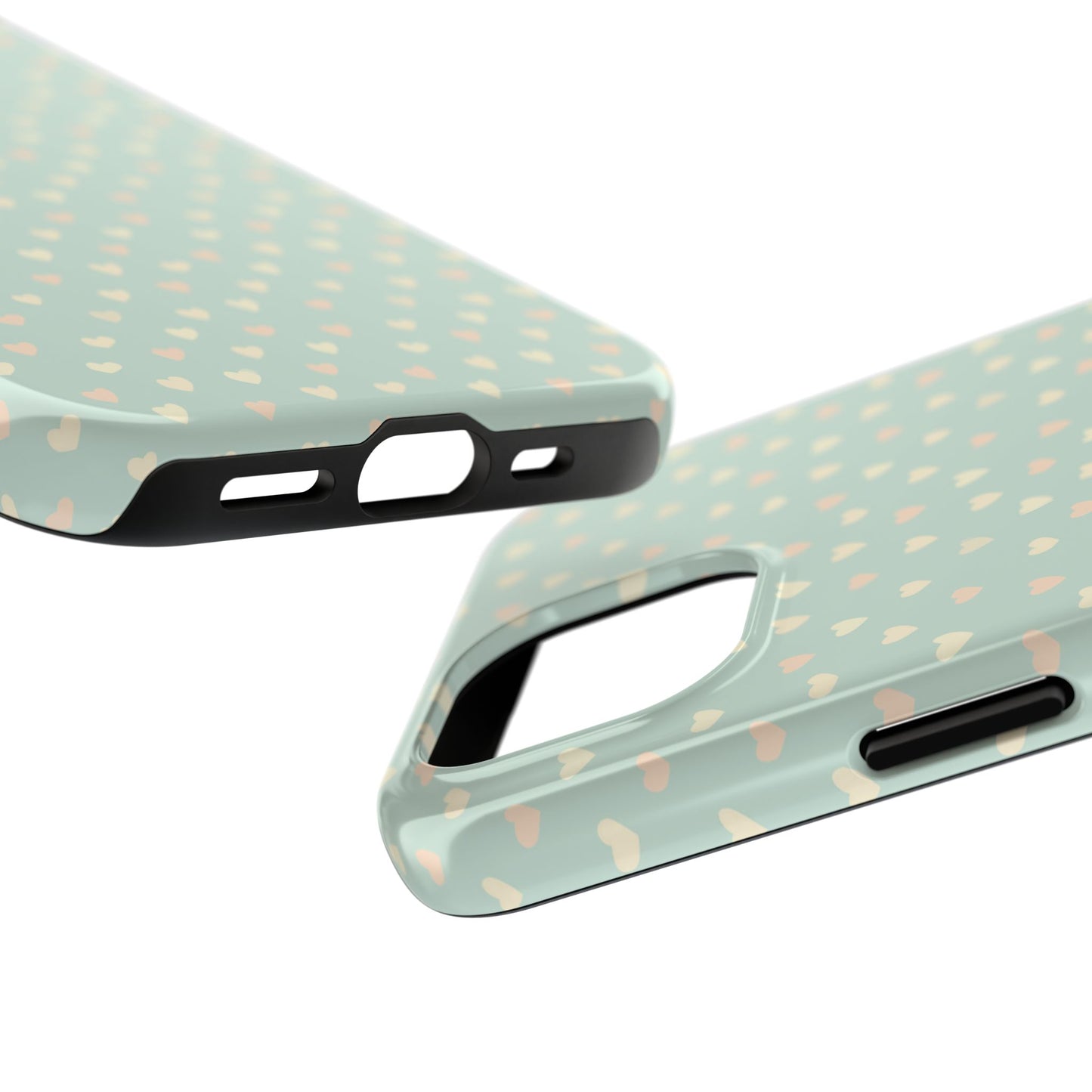 Phone Case With Heart Pattern
