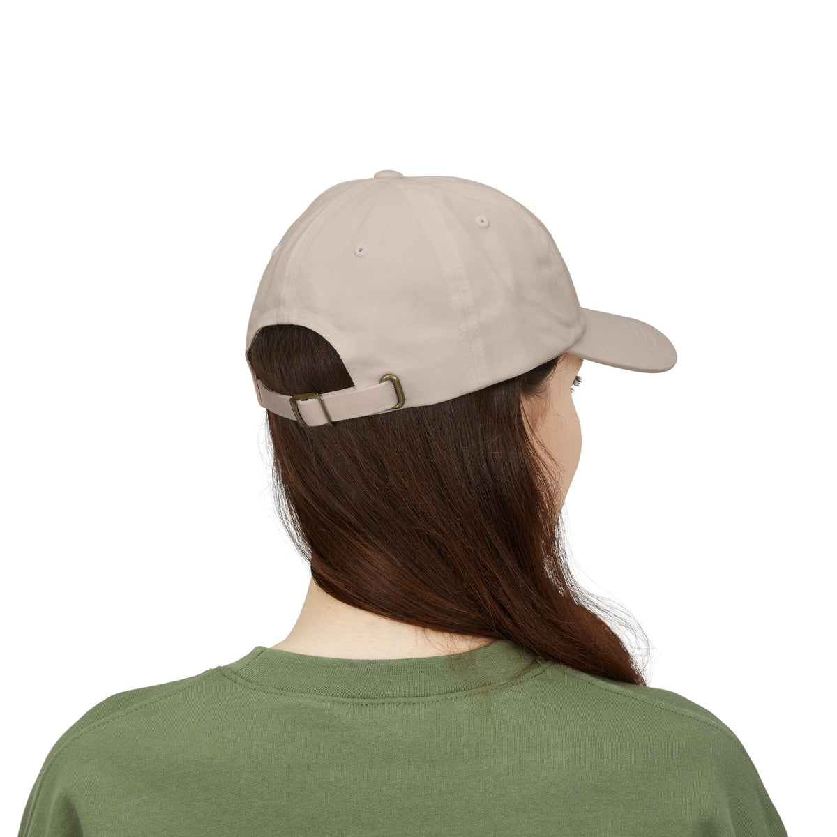 Unisex Casual Beige Cap with Artistic Star Design