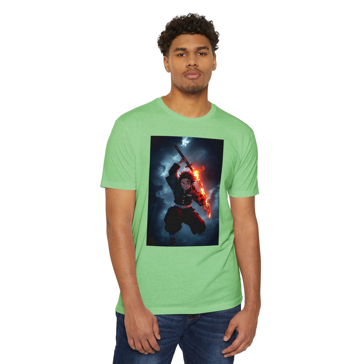 Kamado Tanjiro Men’s T-Shirt | Demon Slayer Anime Graphic Tee