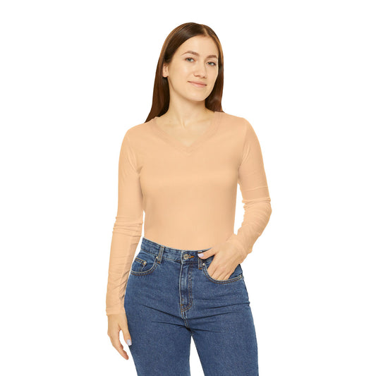 Women's Long Sleeve V-Neck T-Shirt