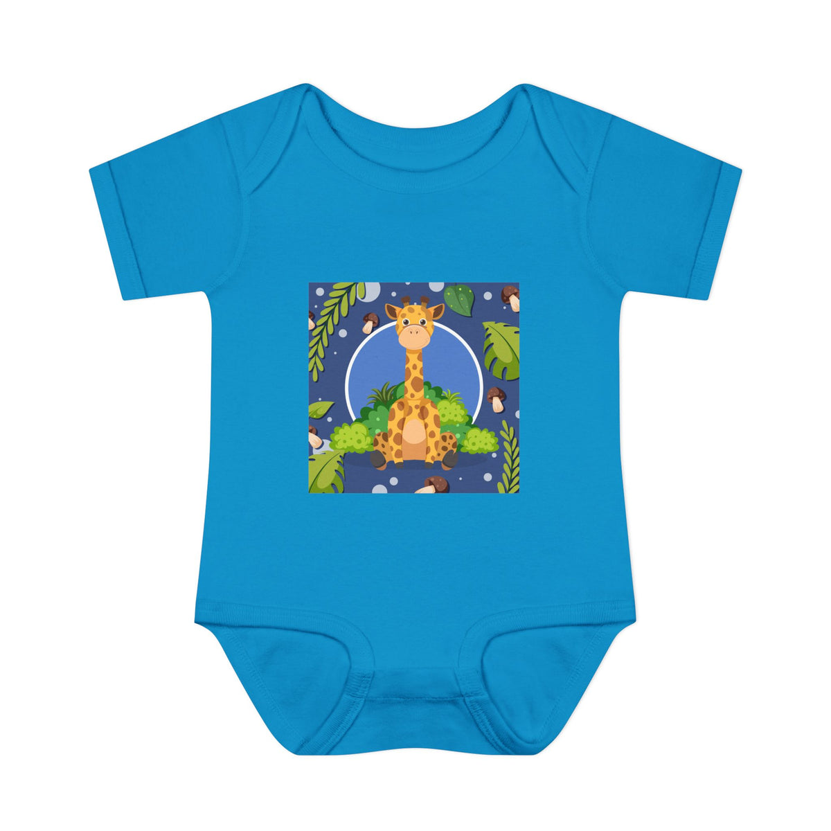 Adorable Giraffe Art Infant Romper