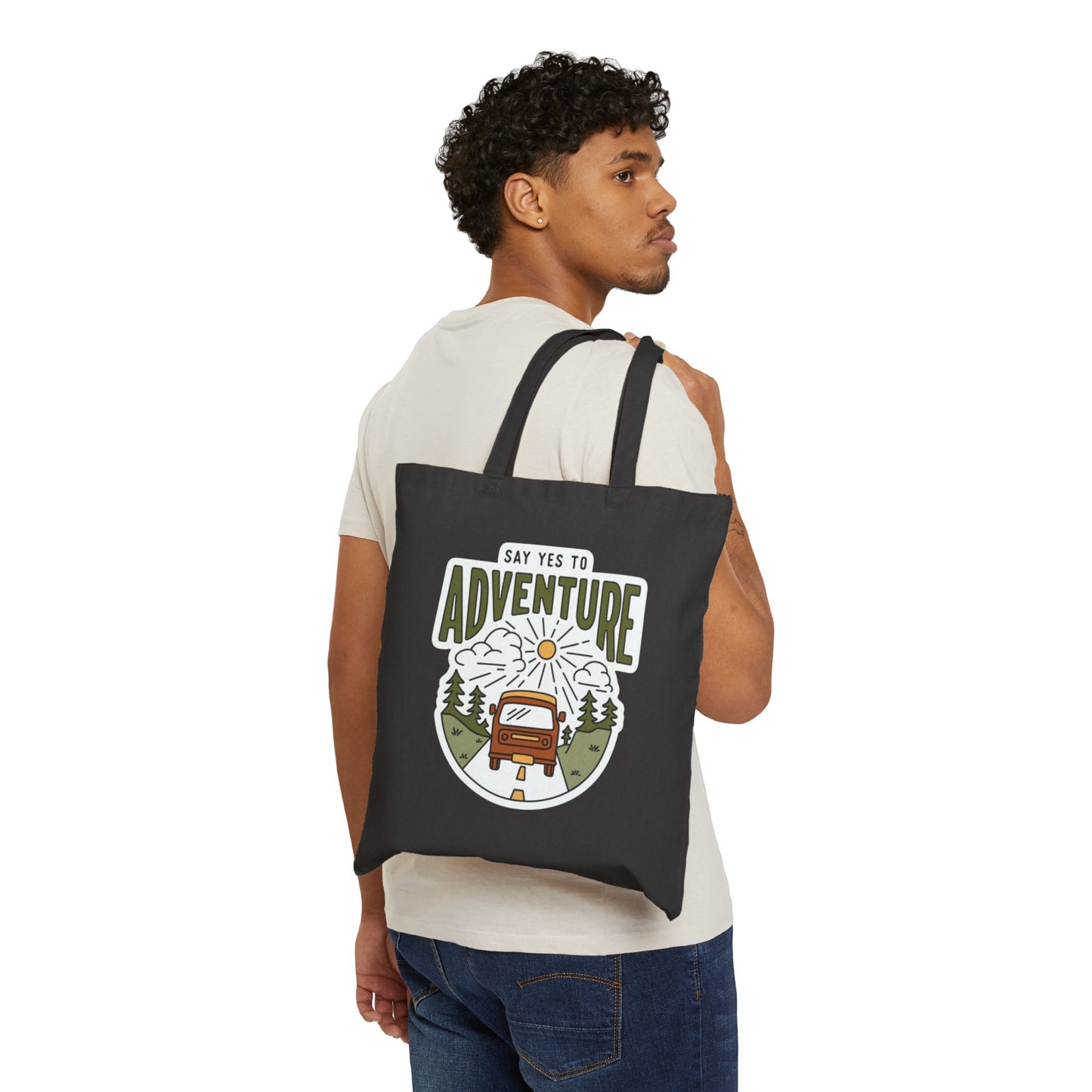 Vintage Adventure Graphic Tote Bag