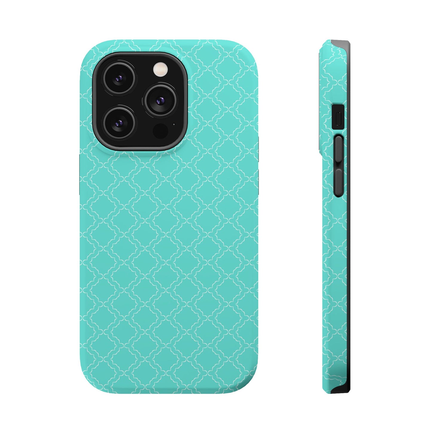 Green Phone Case Geometric Pattern