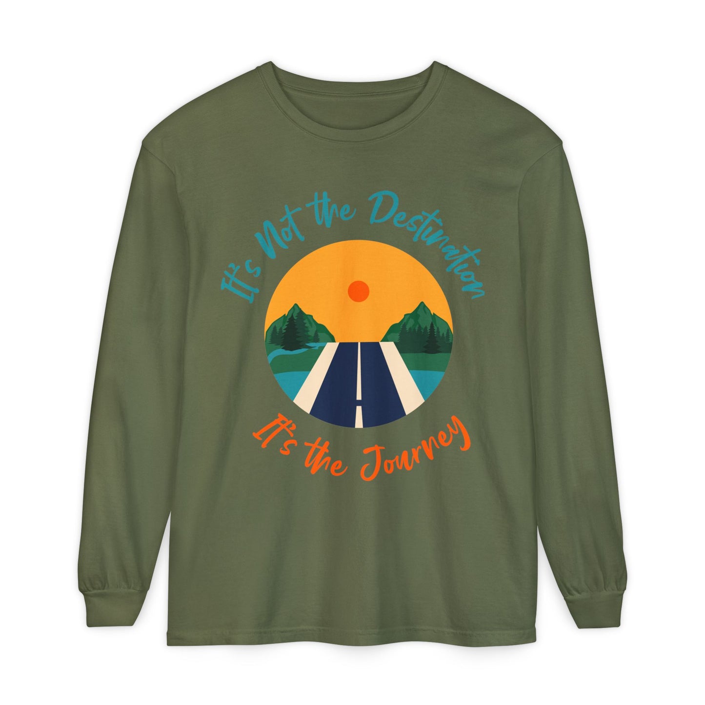 Unisex Garment-dyed Long Sleeve T-Shirt