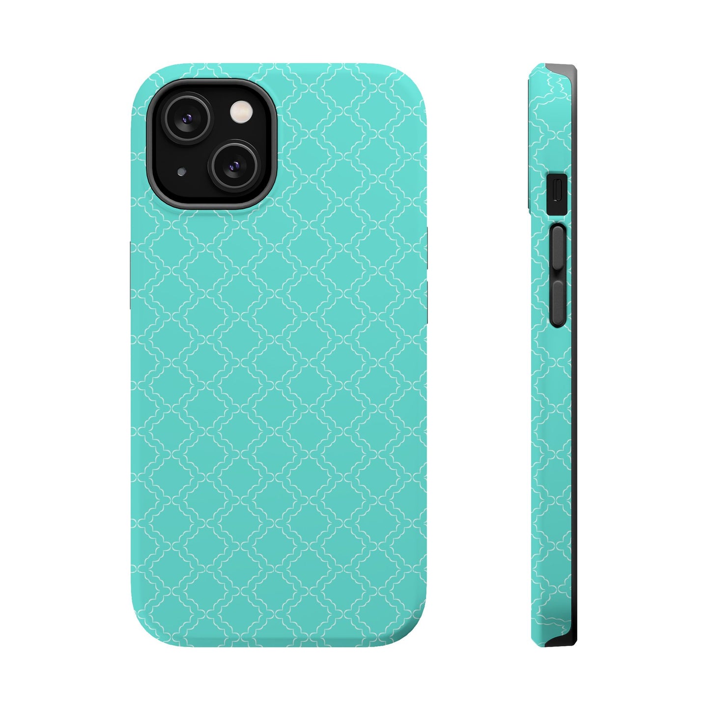 Green Phone Case Geometric Pattern