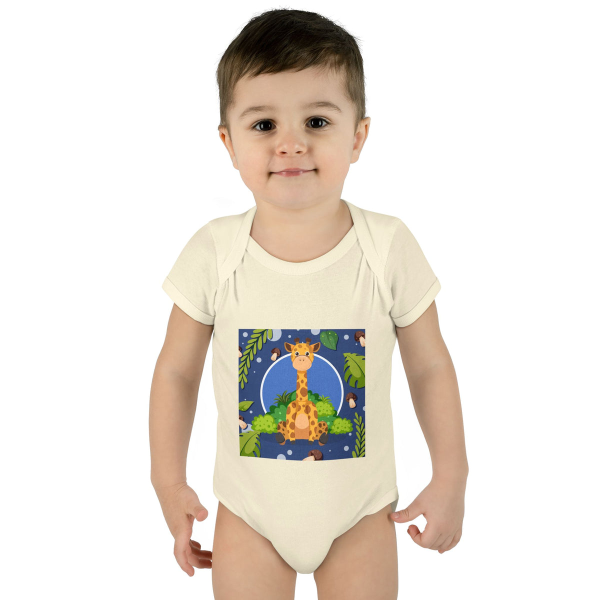Adorable Giraffe Art Infant Romper