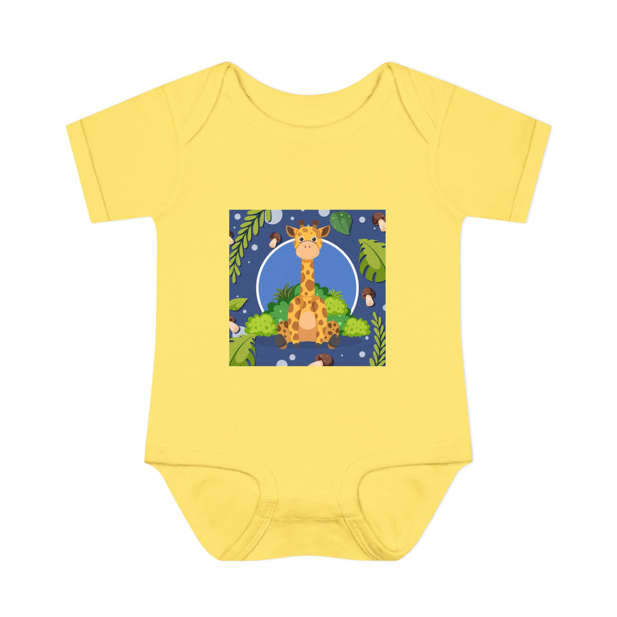 Adorable Giraffe Art Infant Romper