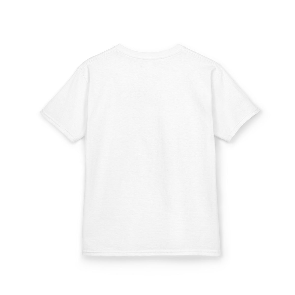 Kids Heavy Cotton Teal T-Shirt with a Graphic Design
