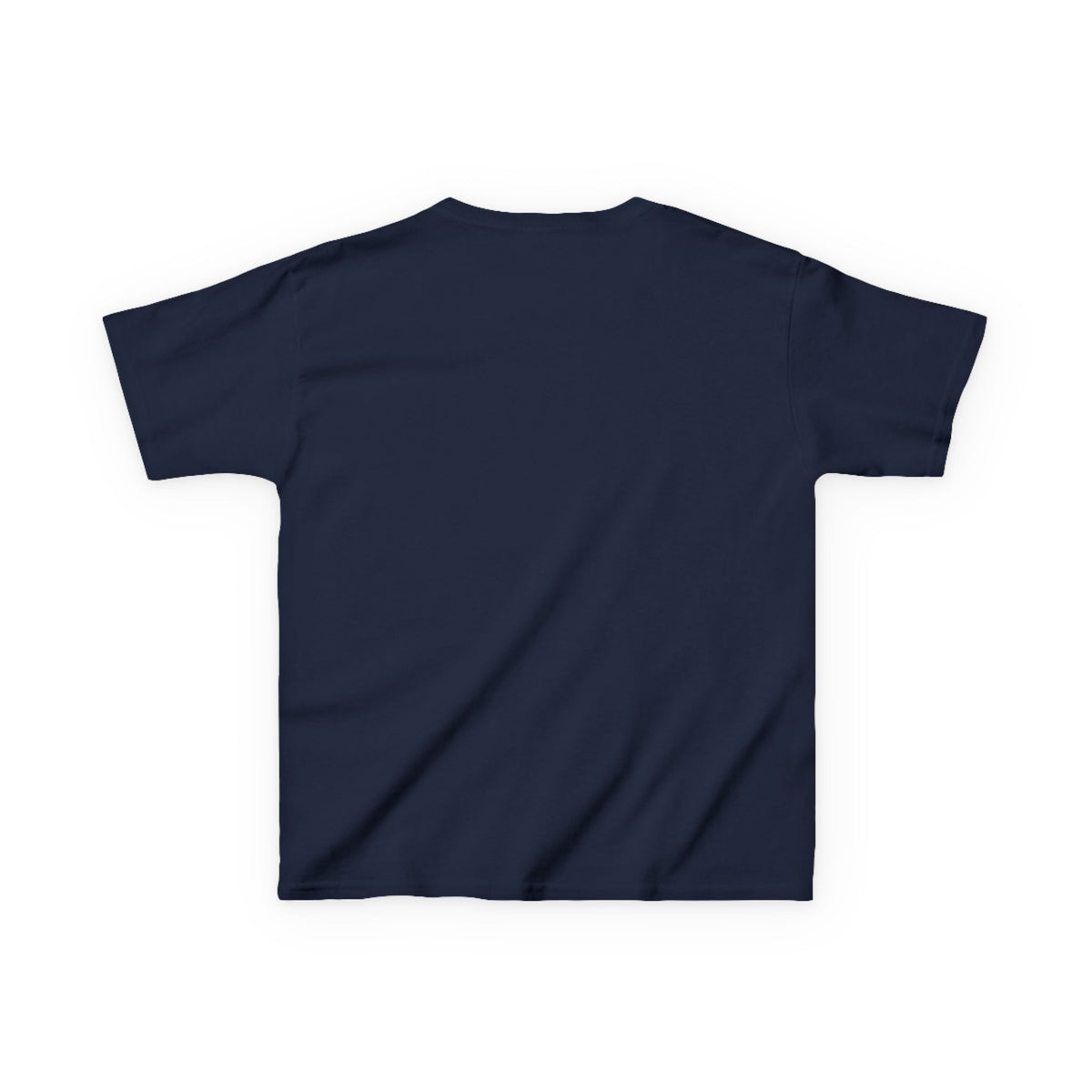 Kids Heavy Cotton Teal T-Shirt with a Graphic Design