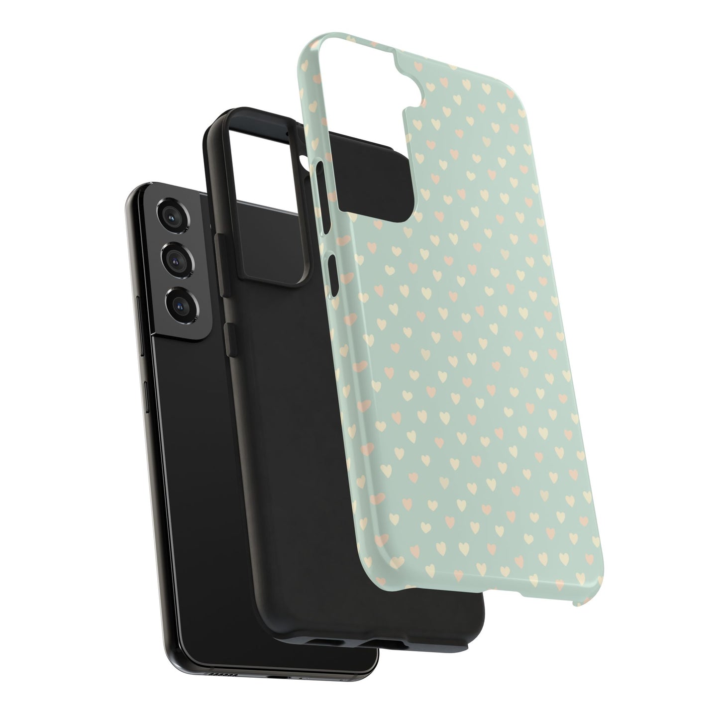 Phone Case With Heart Pattern