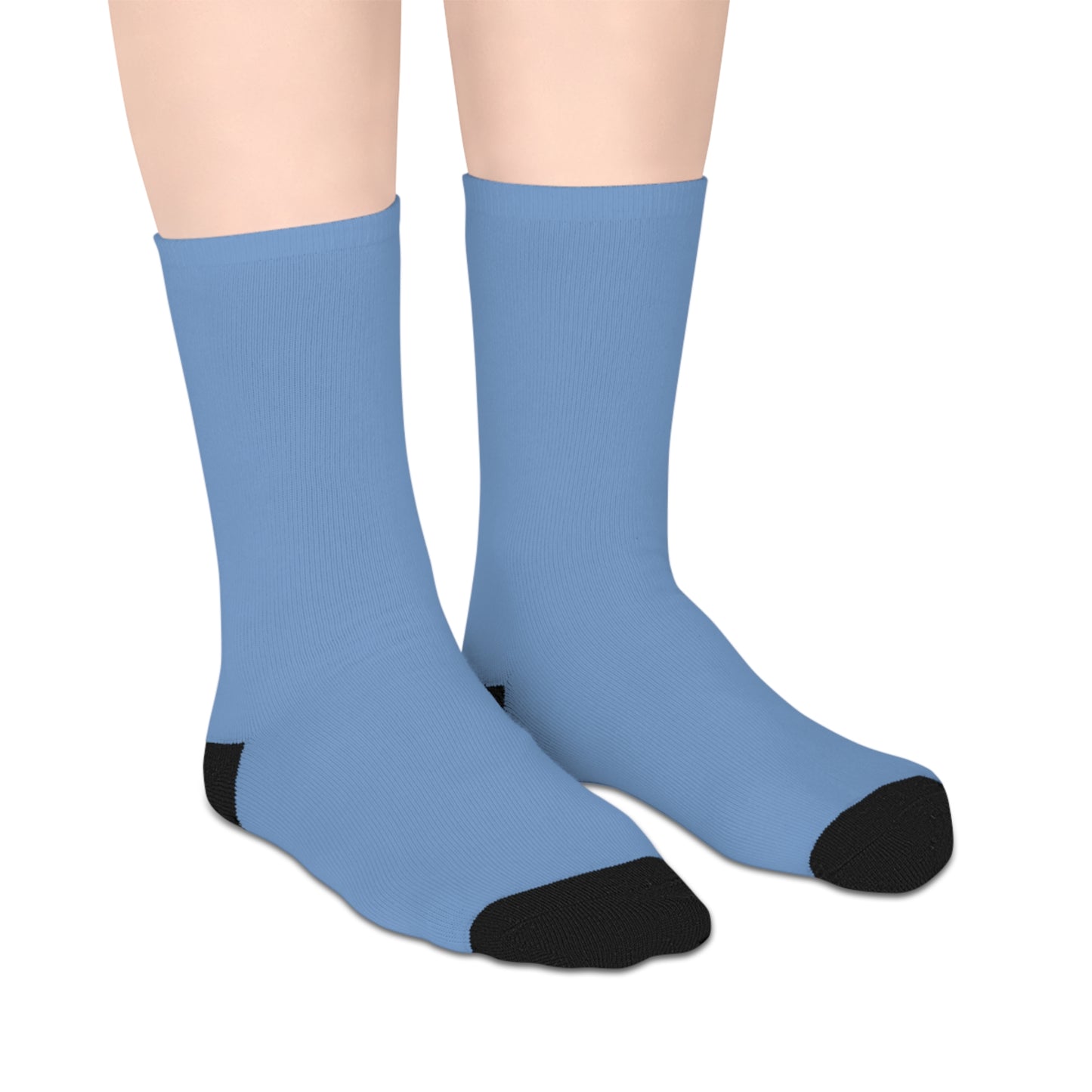 Blue Mid length Socks