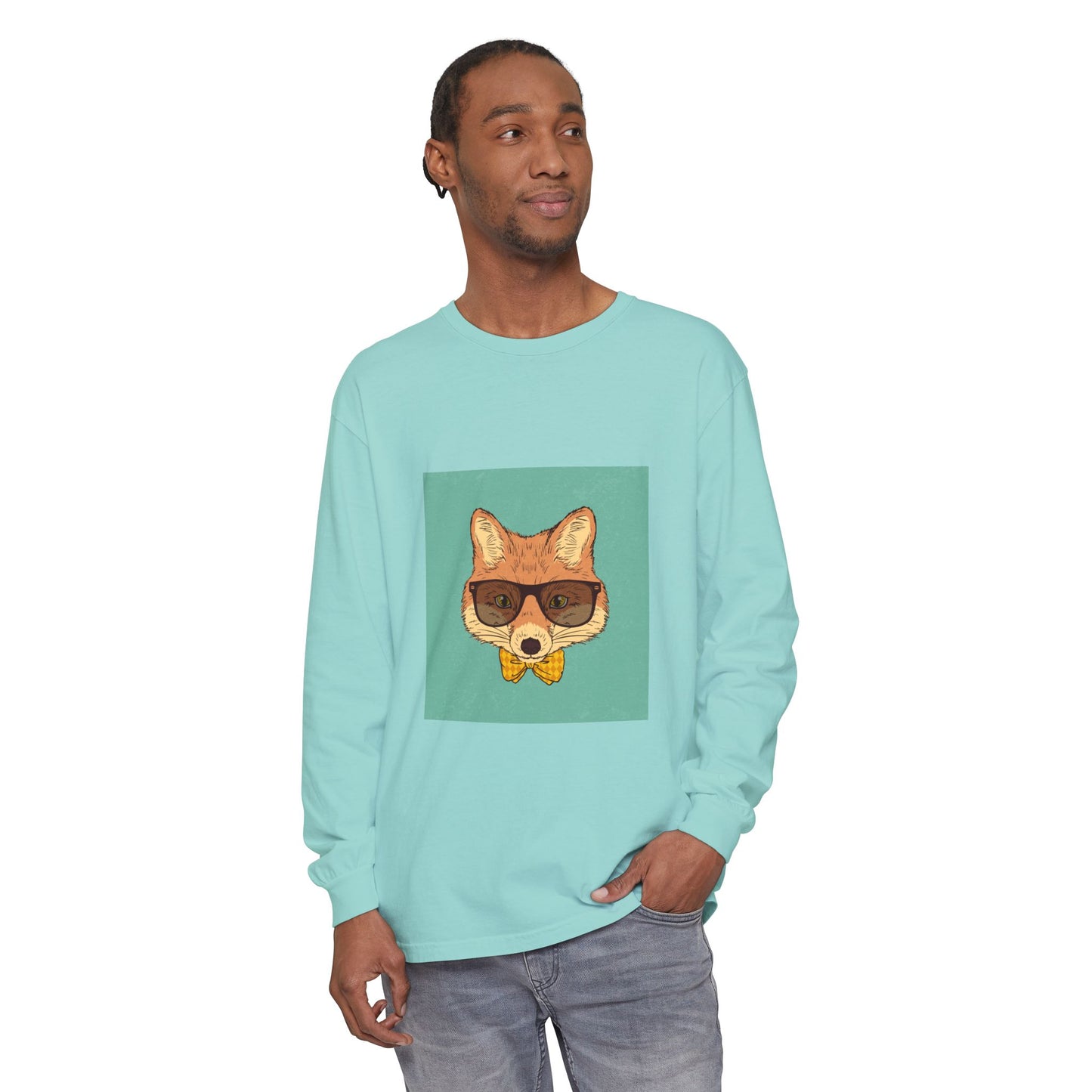 Unisex Garment-dyed Long Sleeve T-Shirt