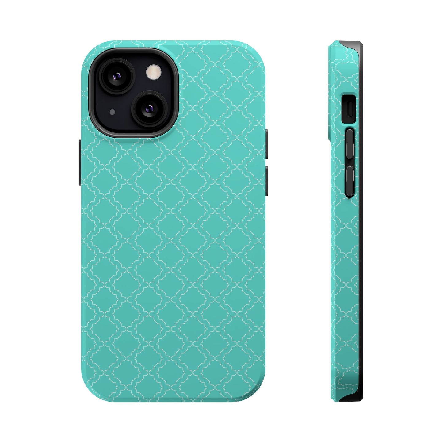 Green Phone Case Geometric Pattern