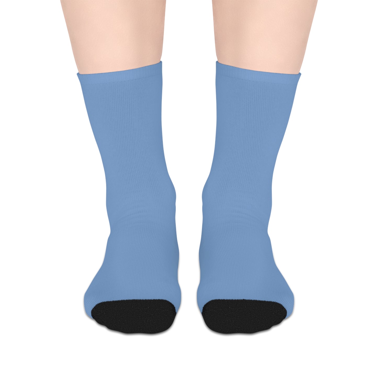 Blue Mid length Socks