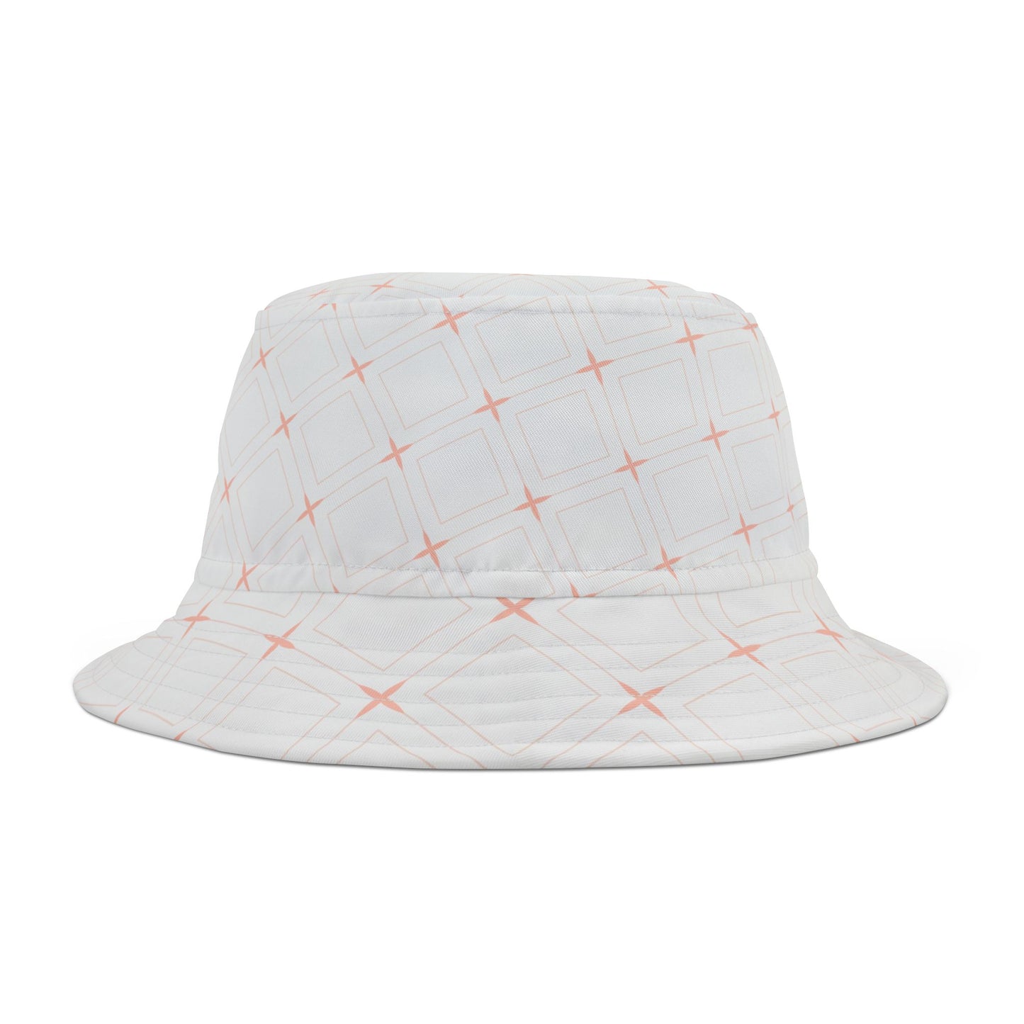 Bucket Hat With Star Pattern