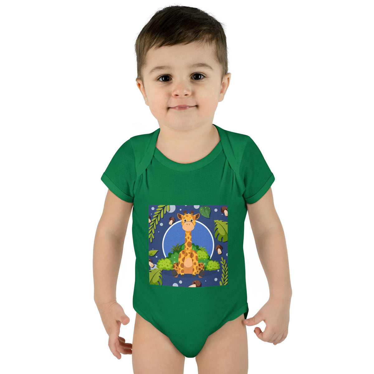 Adorable Giraffe Art Infant Romper