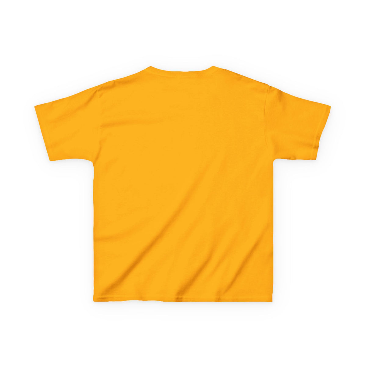 Yellow Kids Heavy Cotton t-shirt with a Cartoon Character