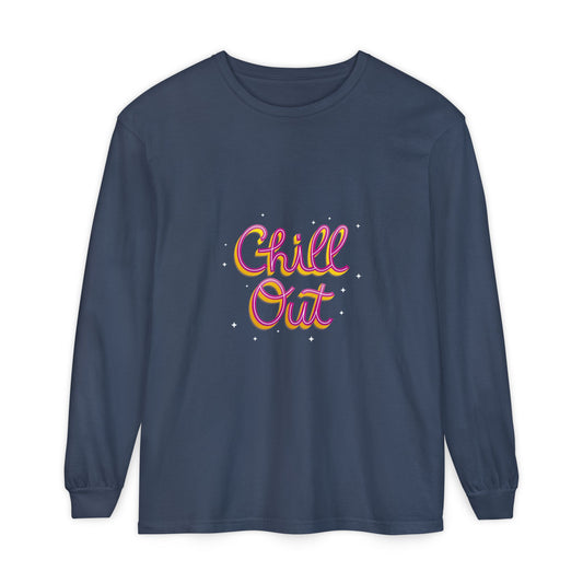 Unisex Garment-dyed Long Sleeve T-Shirt
