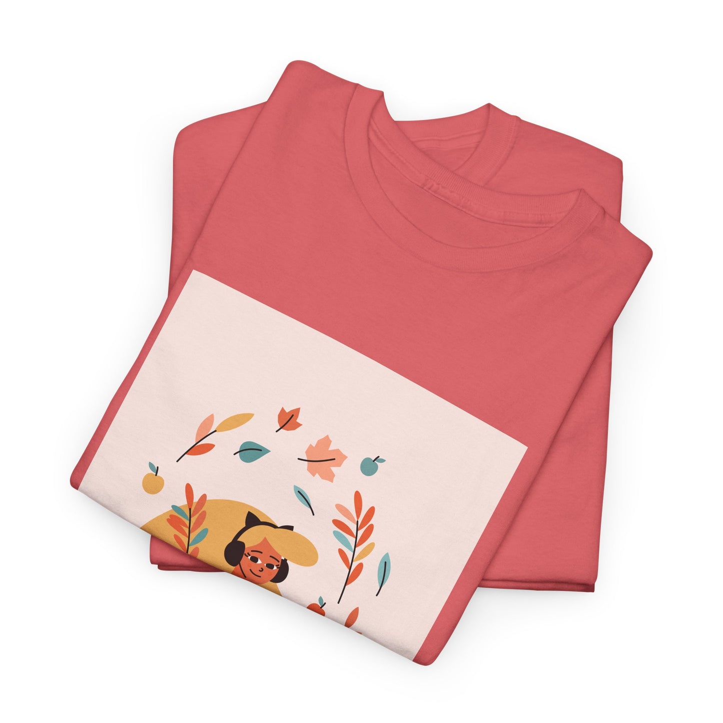 Unisex Cozy Bear Illustration Heavy Cotton T-Shirt