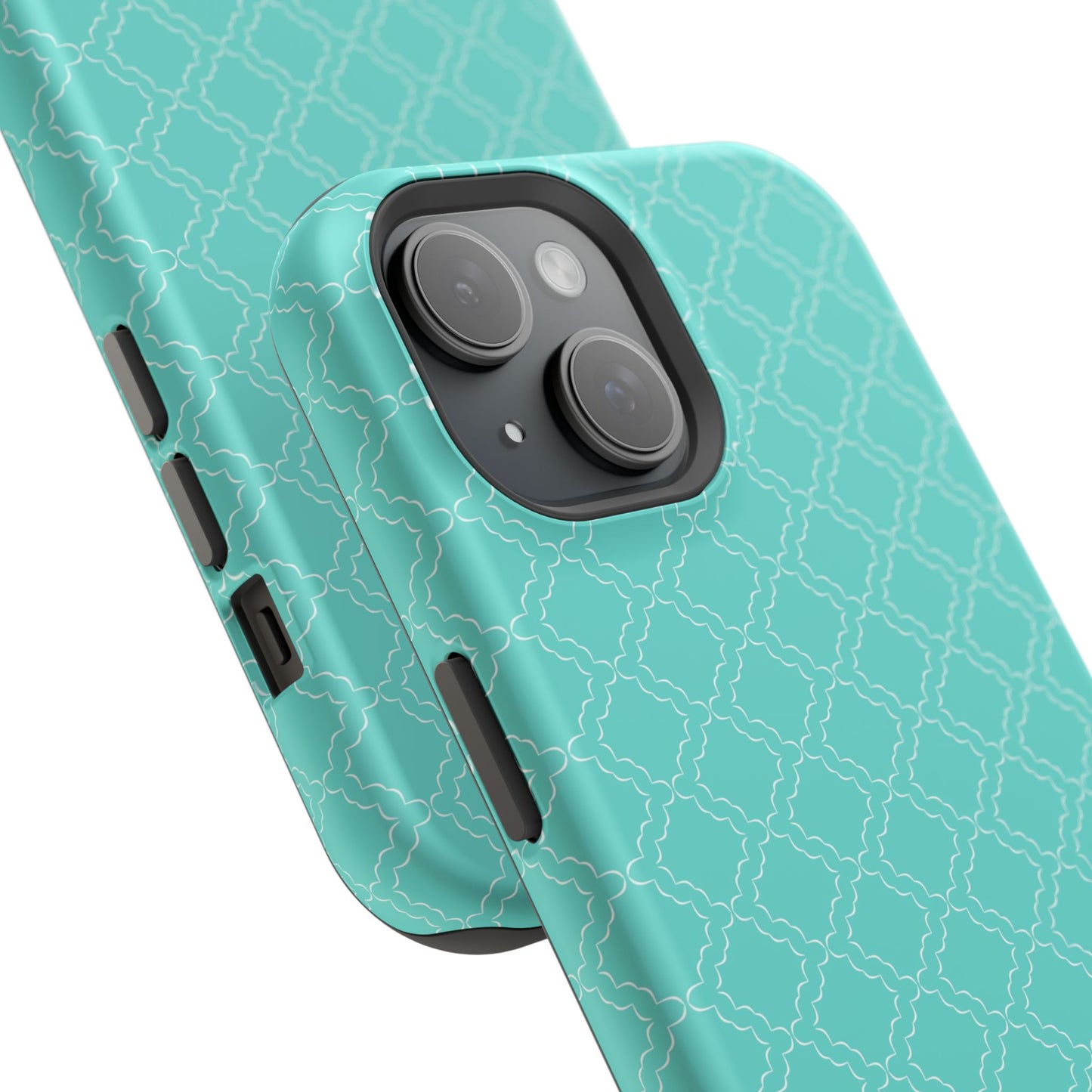 Green Phone Case Geometric Pattern