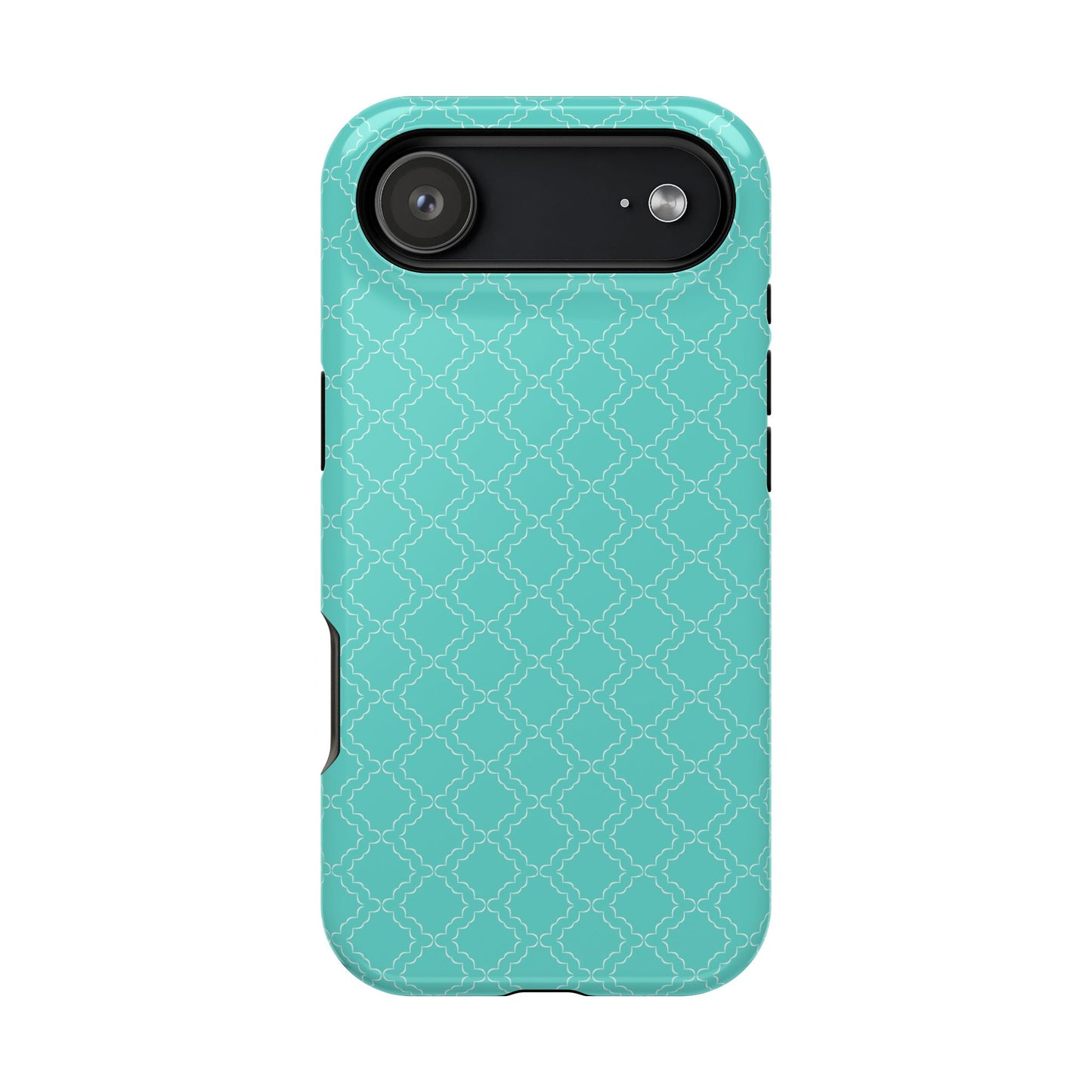 Green Phone Case Geometric Pattern