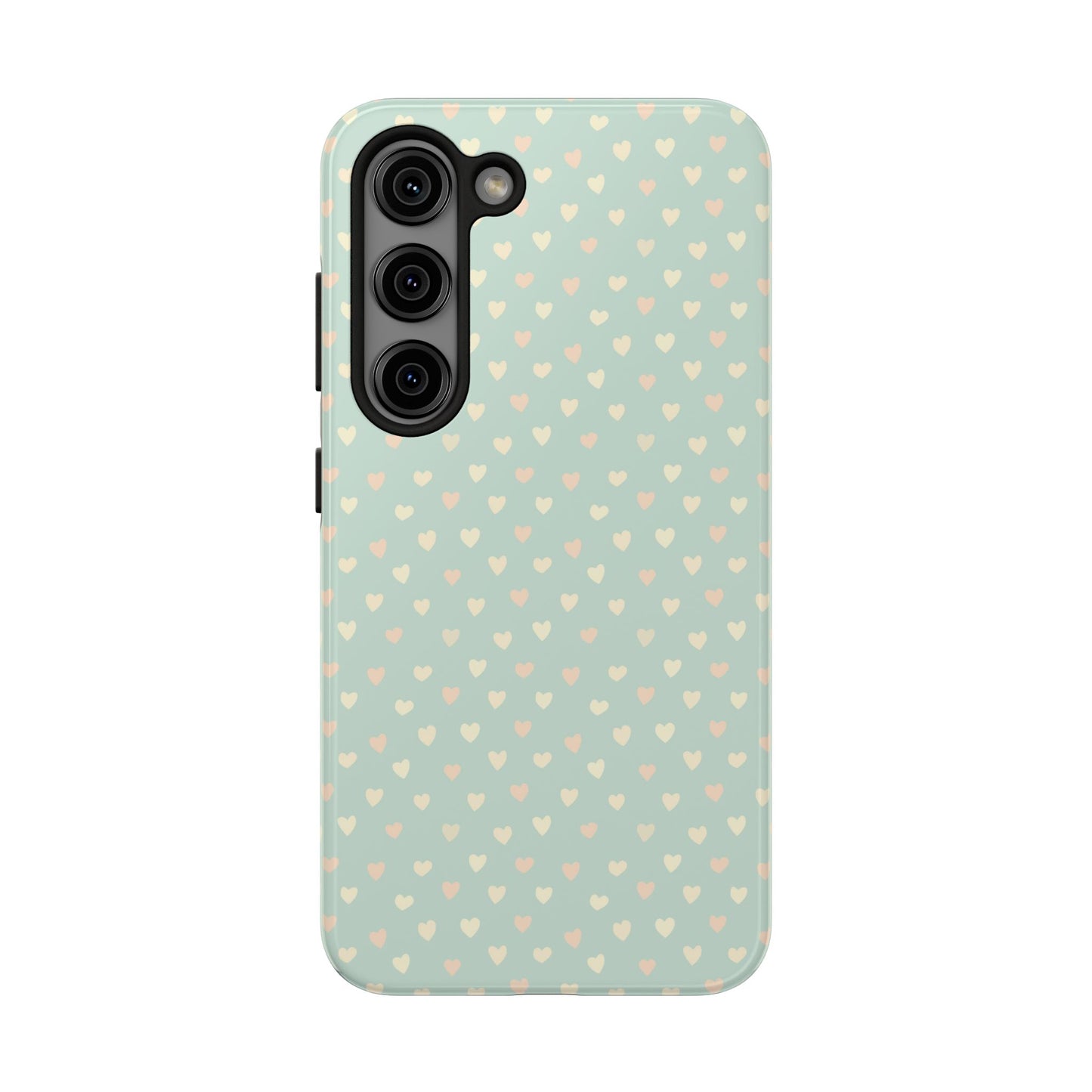 Phone Case With Heart Pattern