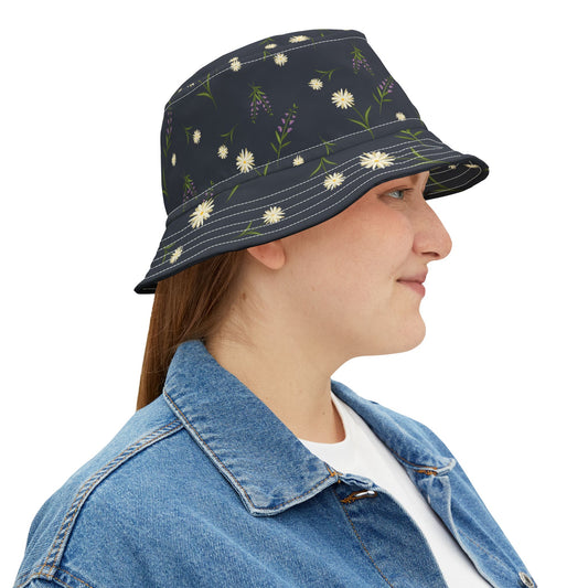 Navy Bucket Hat