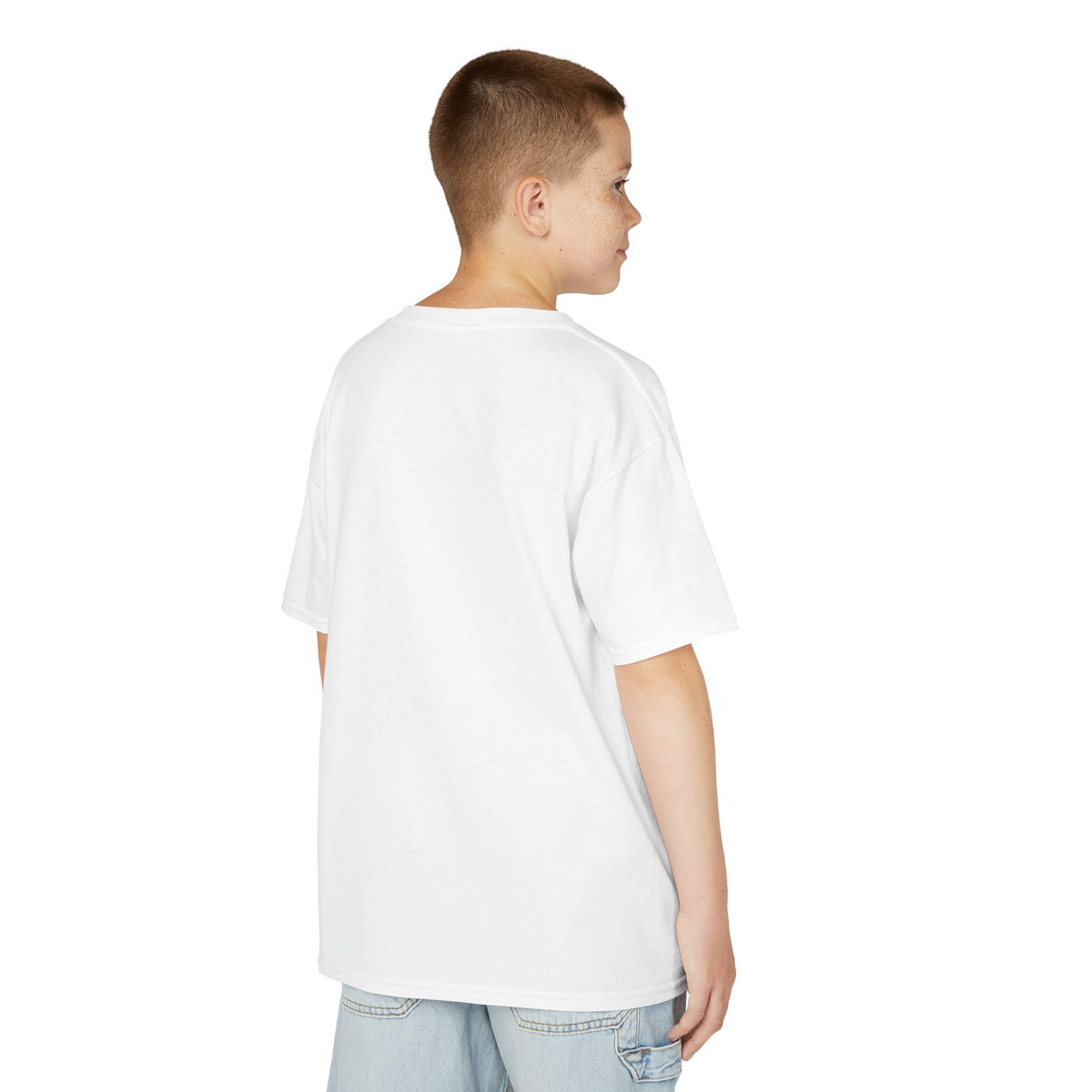 Sleeping Sheep Print Kids Heavy Cotton T-Shirt