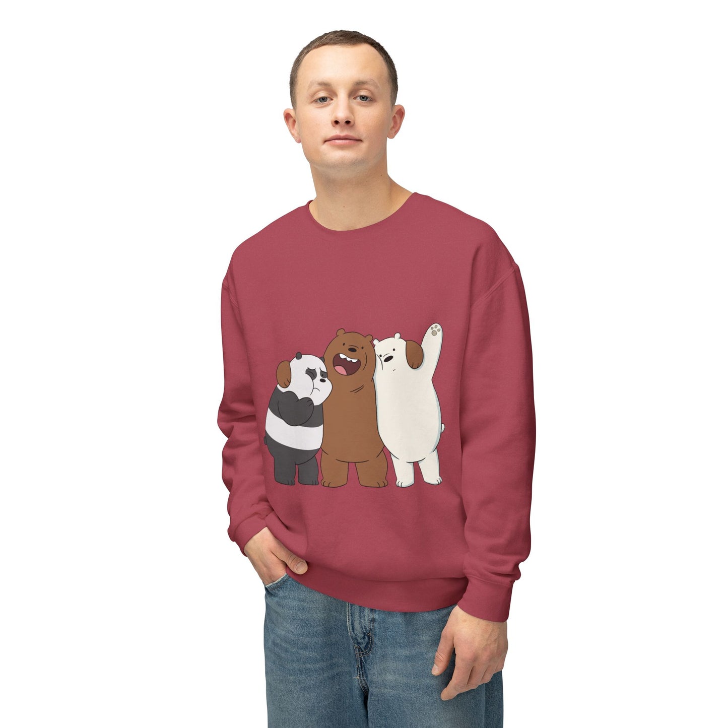 Unisex Lightweight Crewneck Sweatshirt