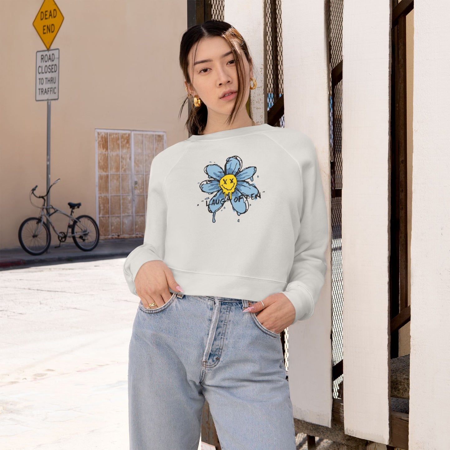 Cropped Pullover for Women | Trendy Streetwear Sweatshirt