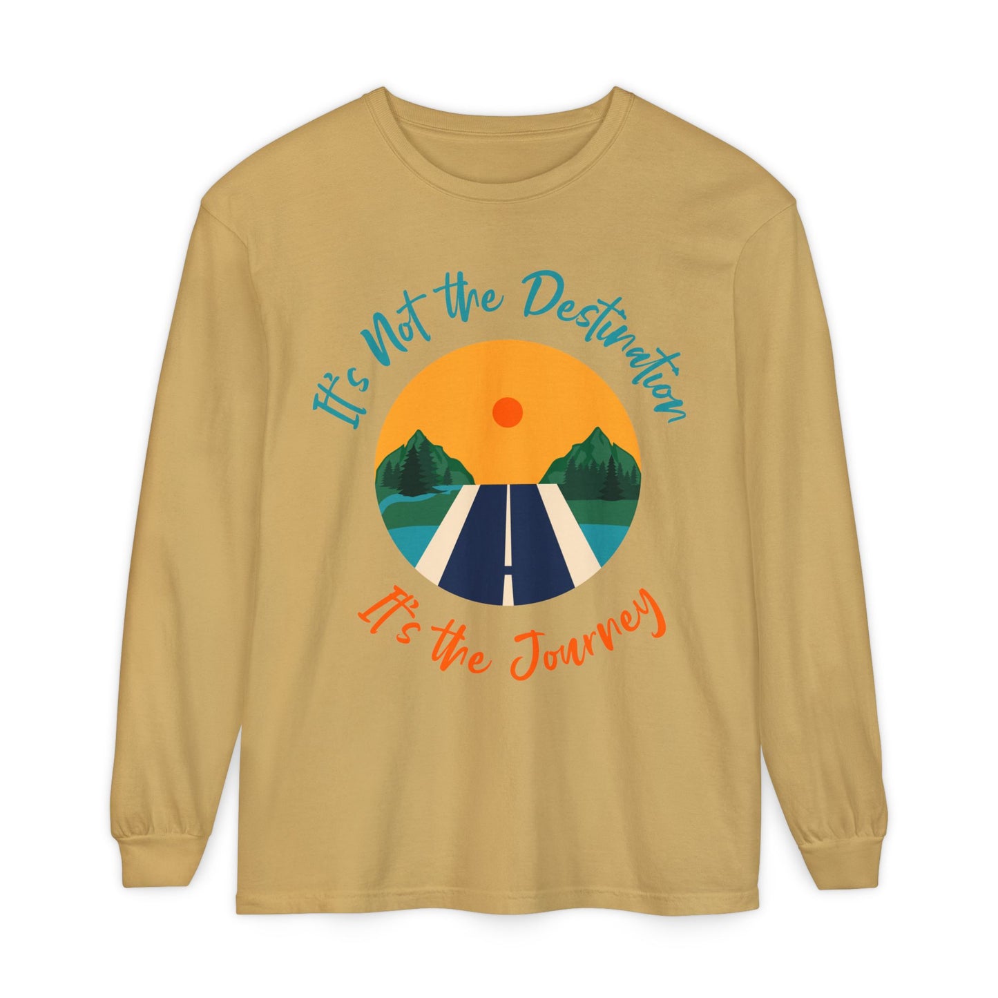 Unisex Garment-dyed Long Sleeve T-Shirt