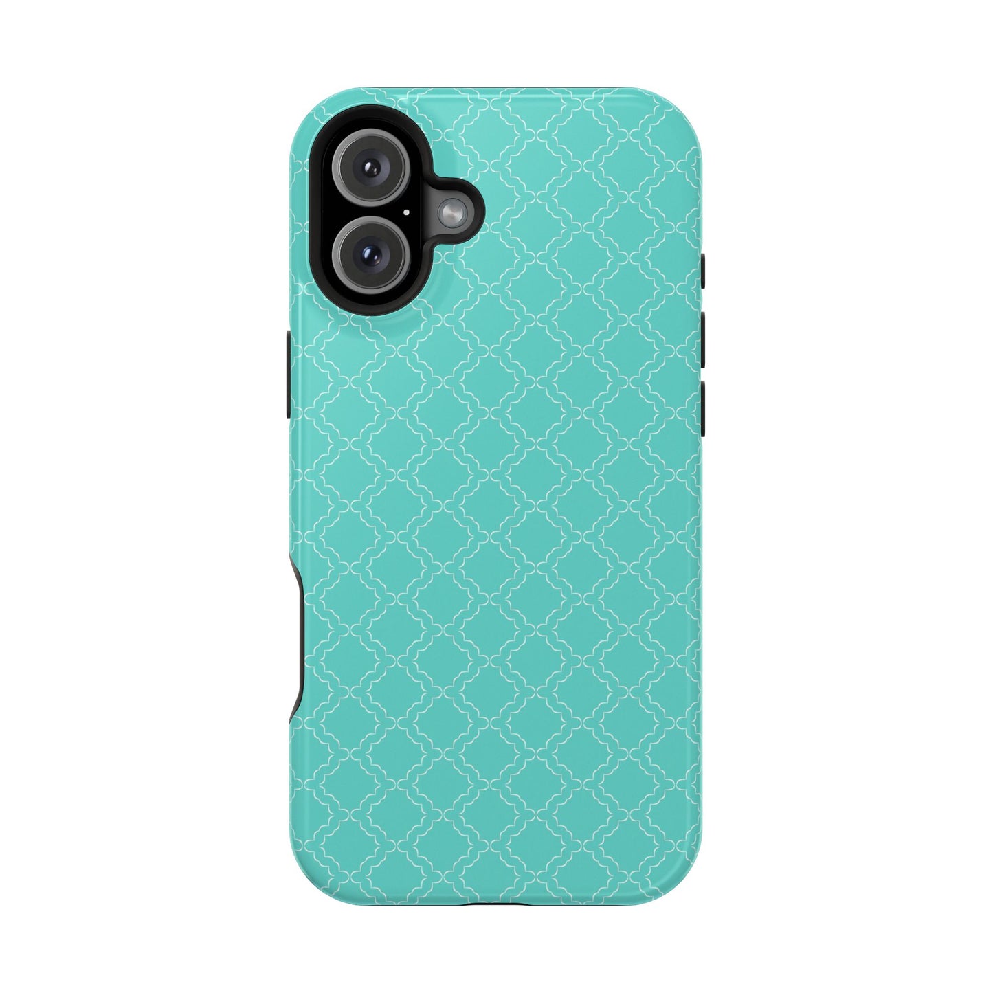 Green Phone Case Geometric Pattern