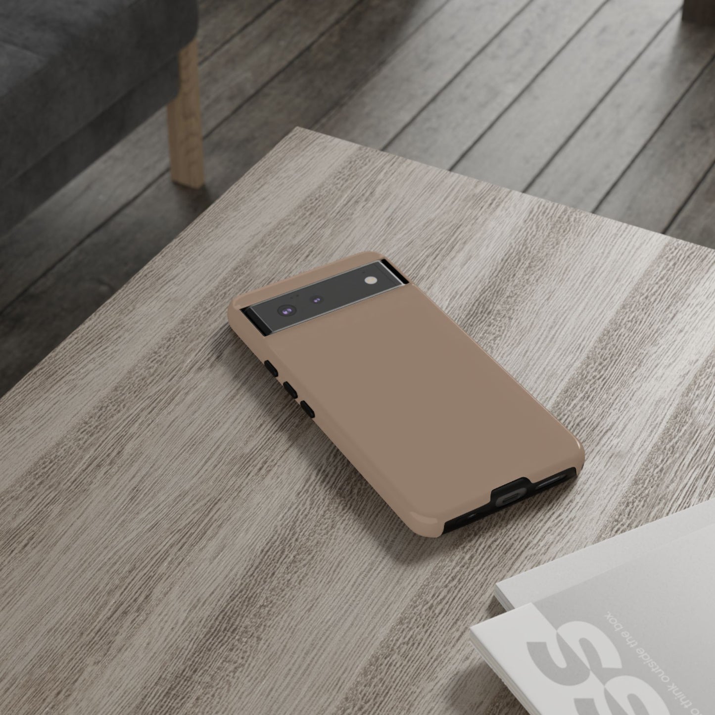 Beige Tough Phone Case