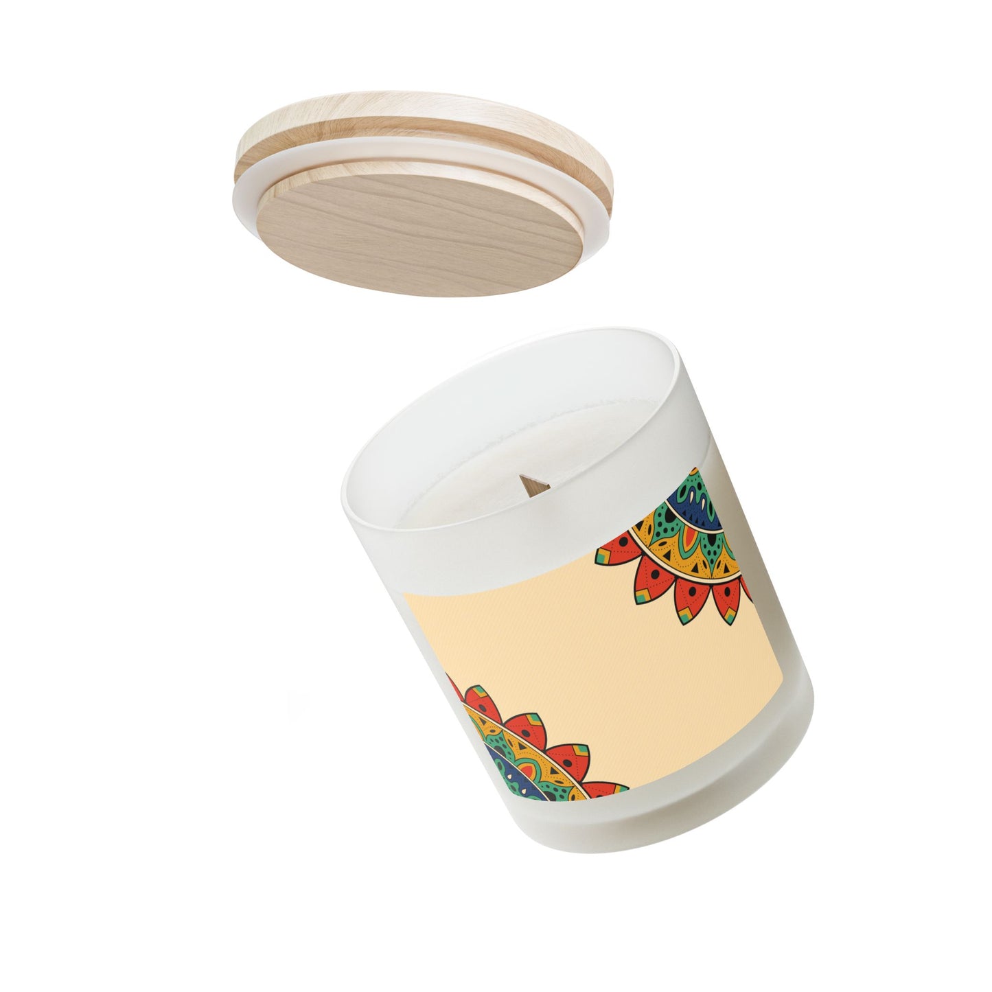 Frosted Glass Candle, 11oz