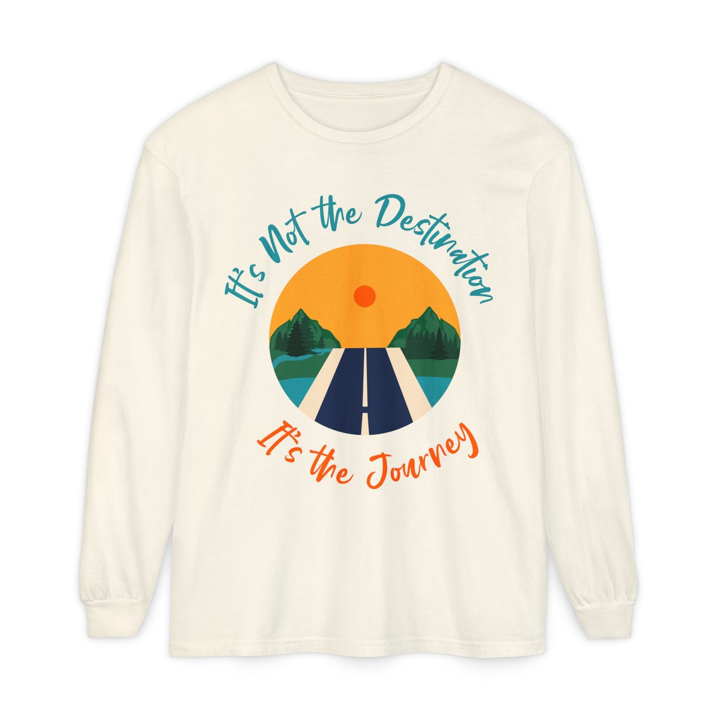 Unisex Garment-dyed Long Sleeve T-Shirt