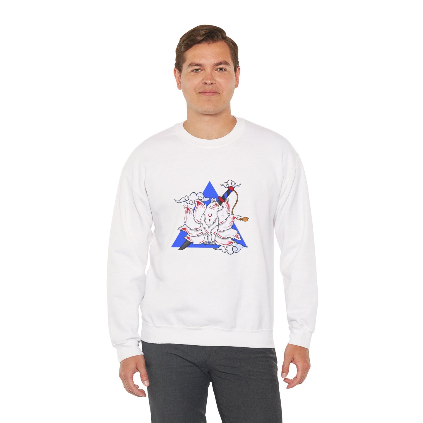 Anime Fox Spirit Unisex Crewneck Sweatshirt