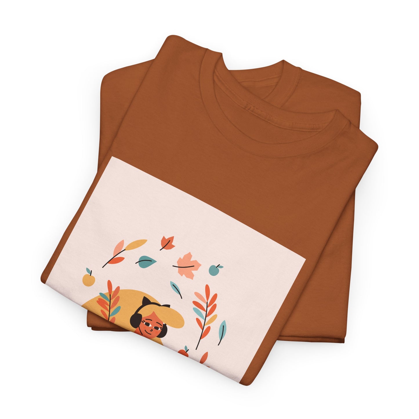 Unisex Cozy Bear Illustration Heavy Cotton T-Shirt